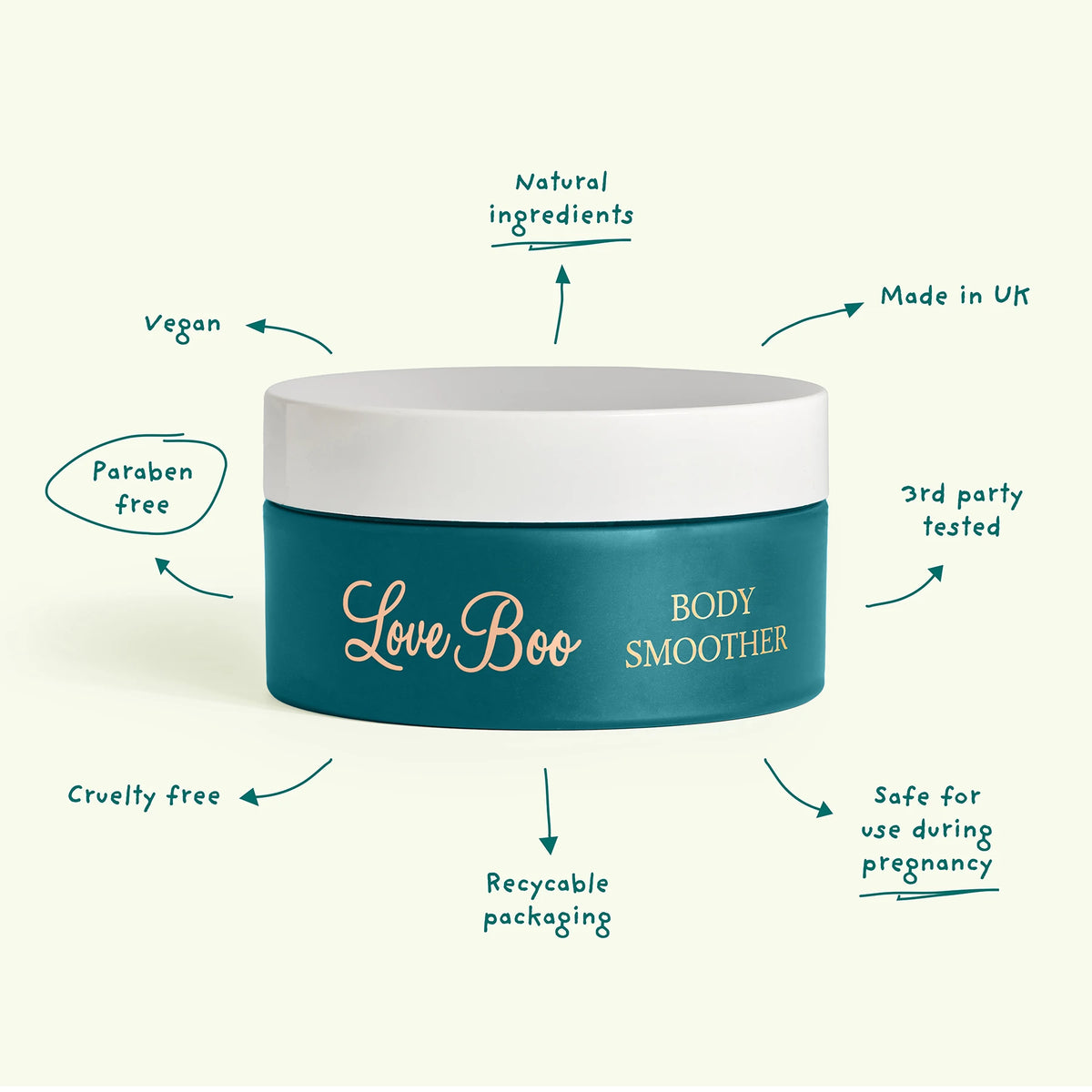 Soft and Creamy Body Smoother Love Boo