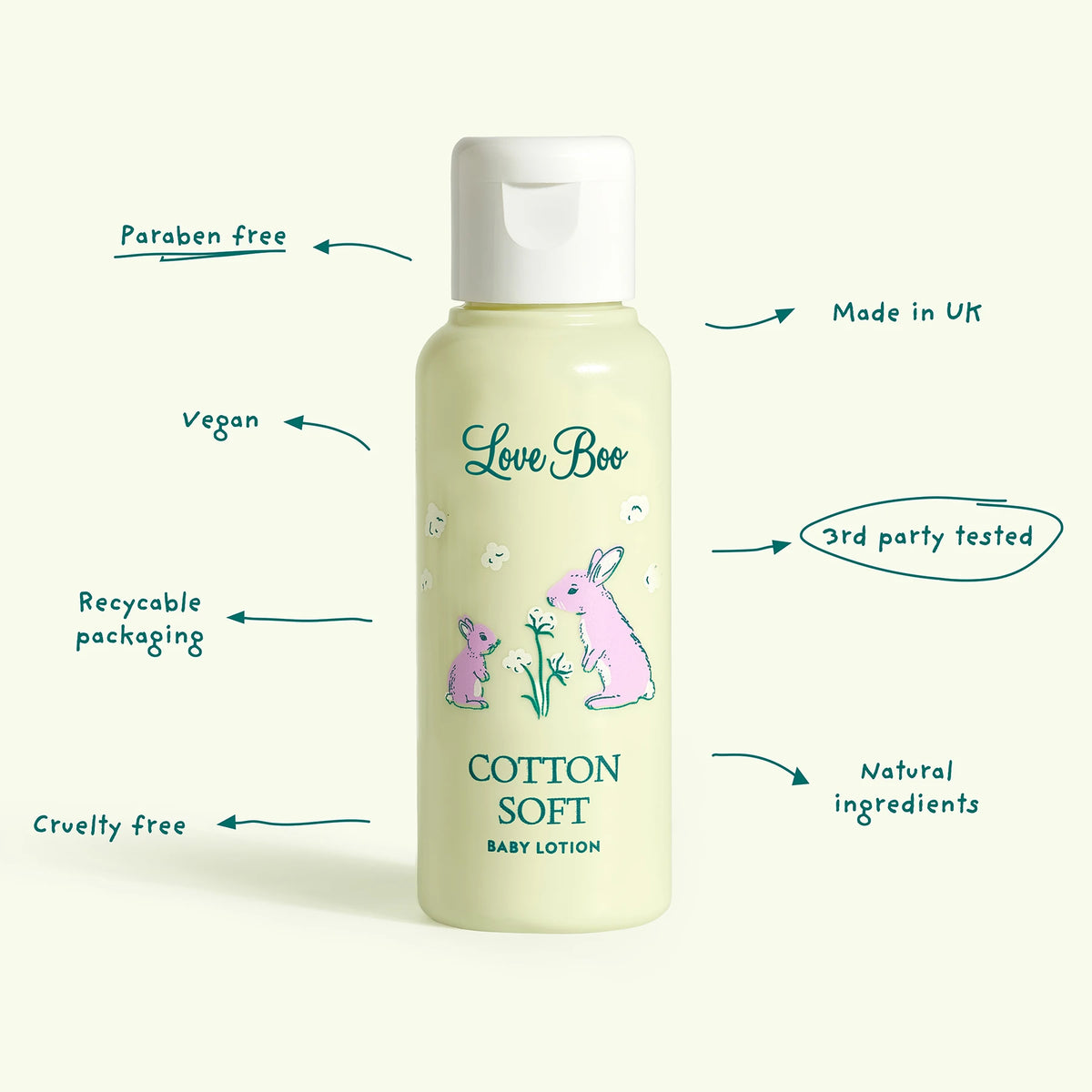 Cotton Soft Baby Lotion Love Boo