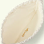 White headband with 'Love Boo'- DRAWSTRING POUCH