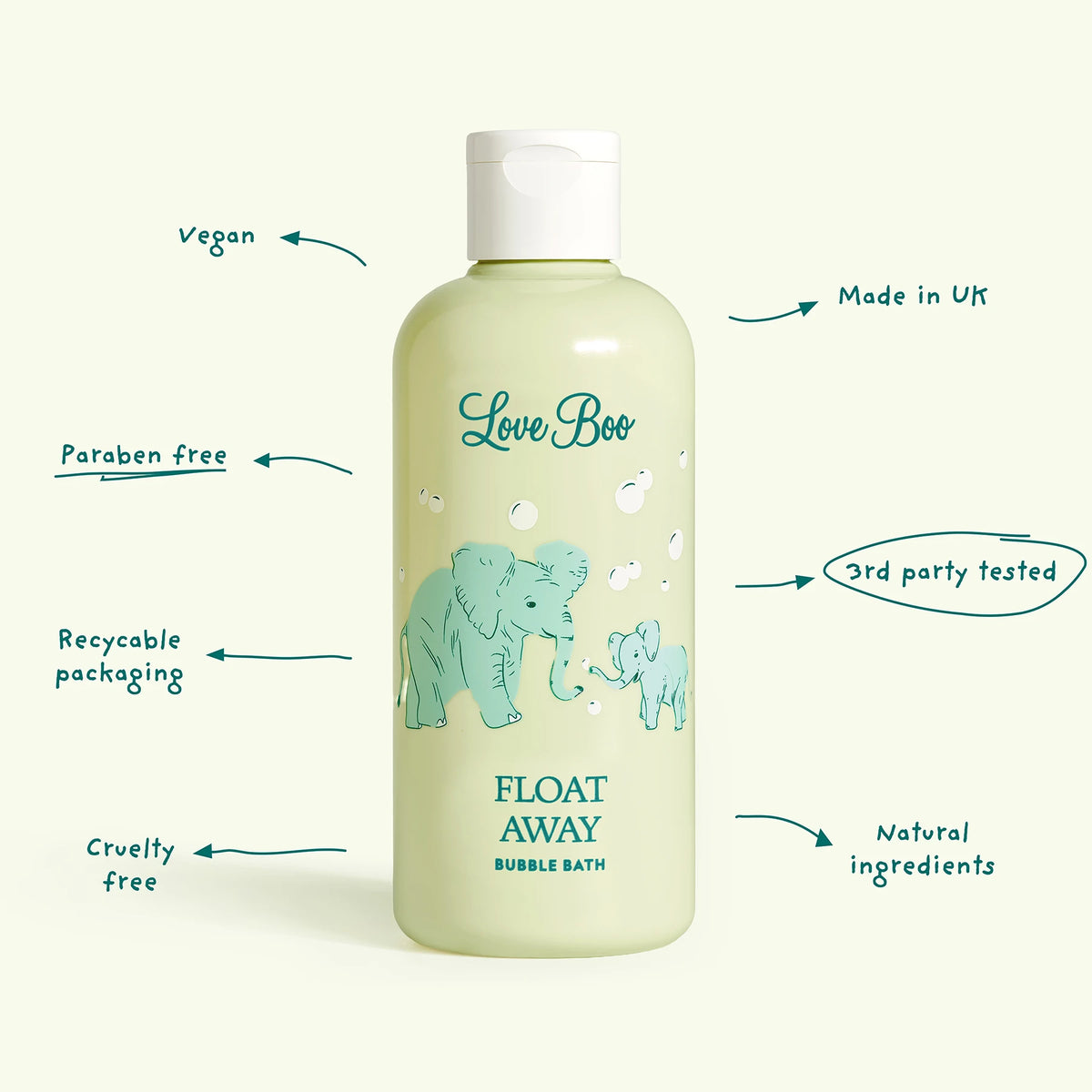 Float Away Bath Bubbles Love Boo