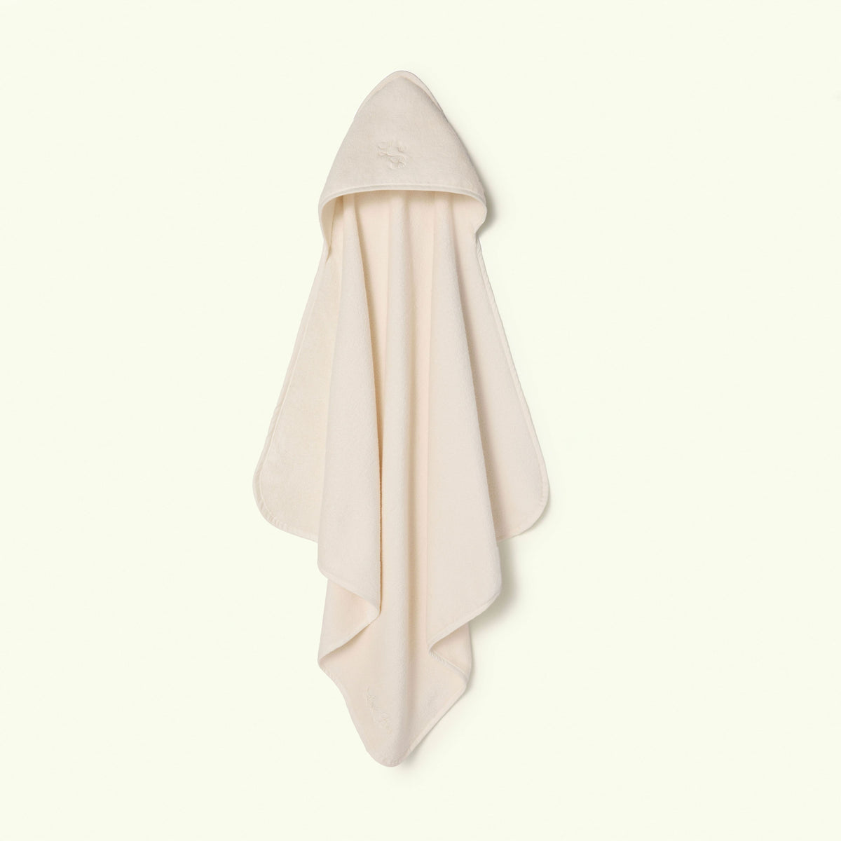 Beige hooded towel on a white background - Love Boo UK