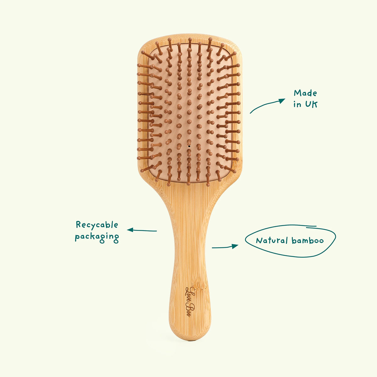 Wooden Brush Large Love Boo