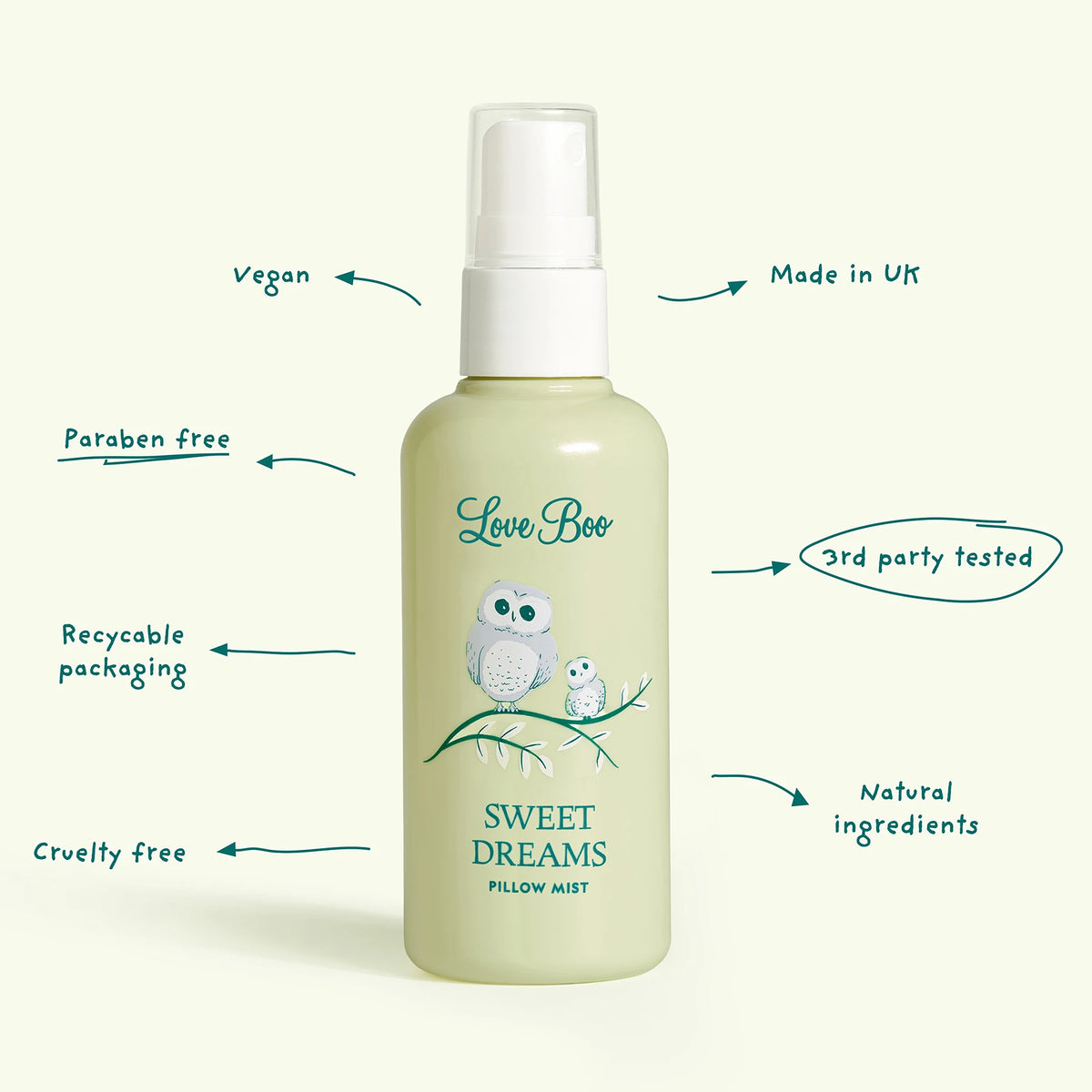 Sweet Dreams Pillow Mist Love Boo