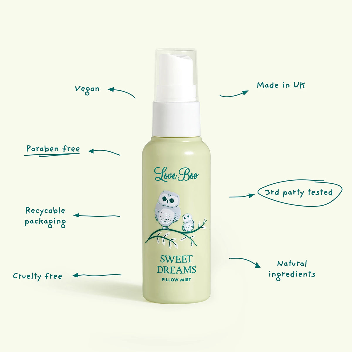 Sweet Dreams Pillow Mist Love Boo