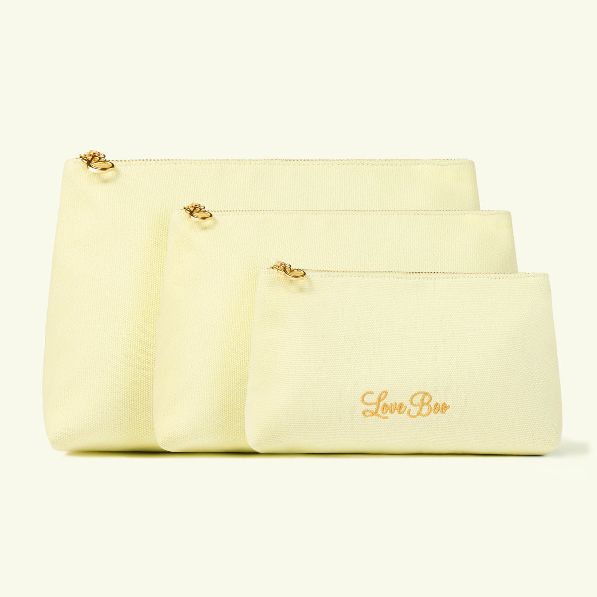PISTACHIO ZIPPER POUCH Love Boo