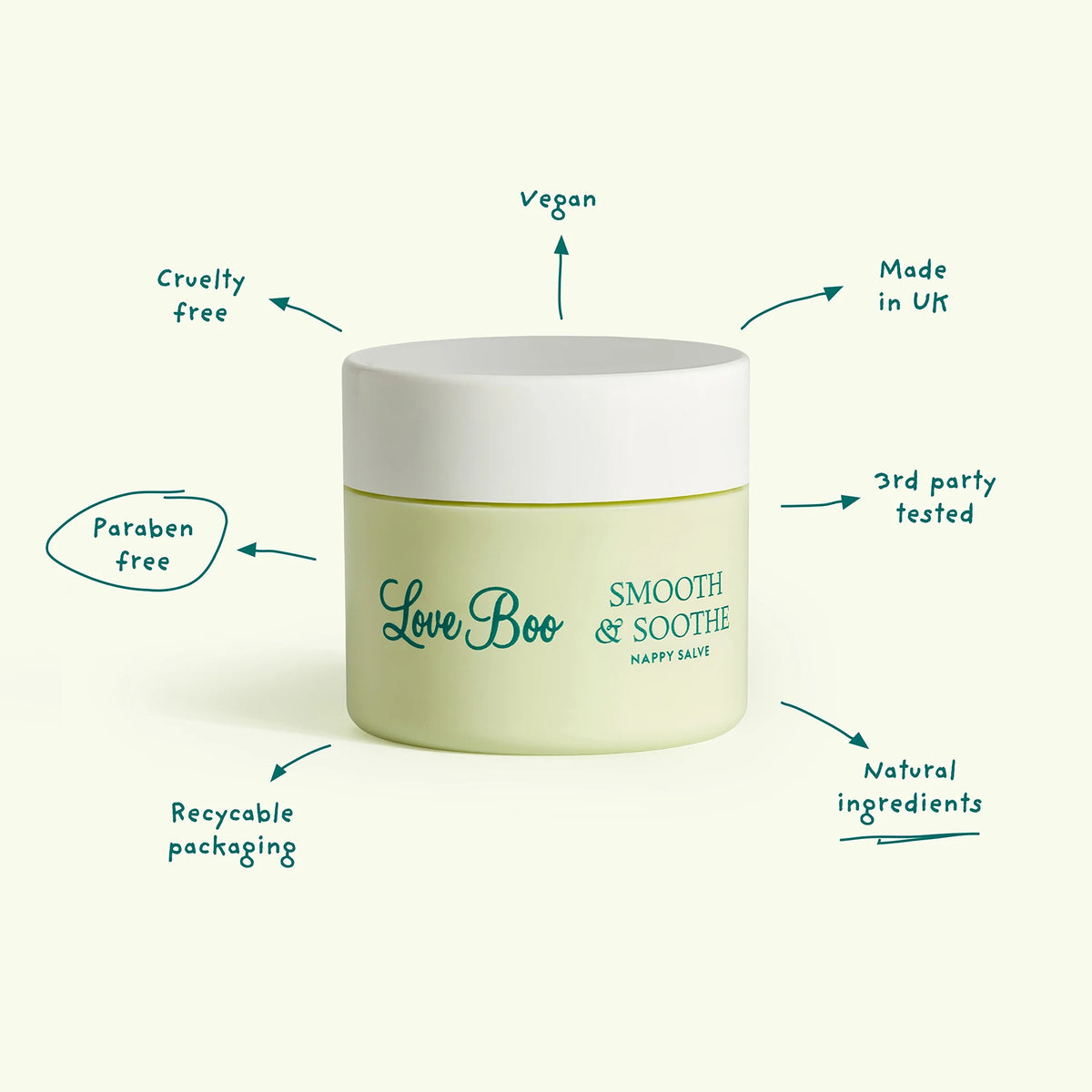 Smooth & Soothe Nappy Salve Love Boo