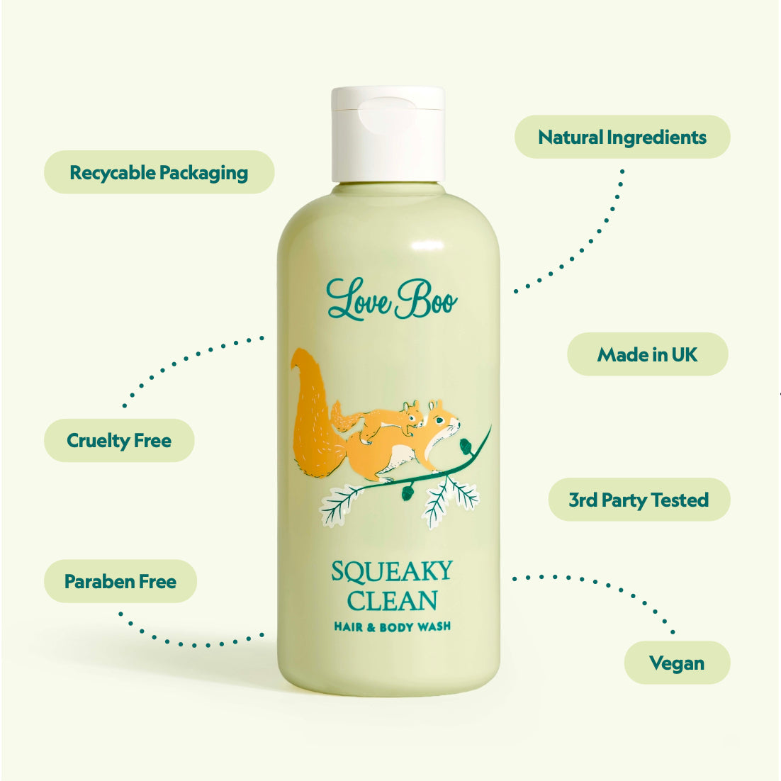 Squeaky Clean Hair & Body Wash