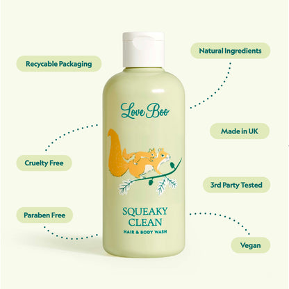 Squeaky Clean Hair & Body Wash