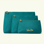 Teal Zipper pouch love Boo UK