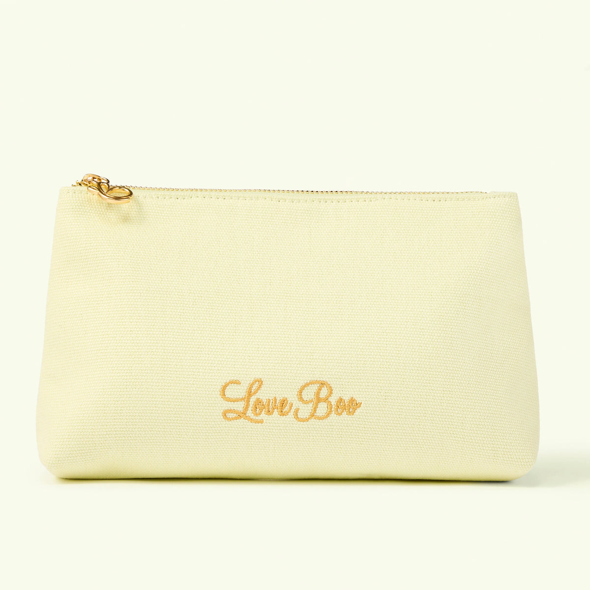 Pistachio Zipper Pouch Love Boo