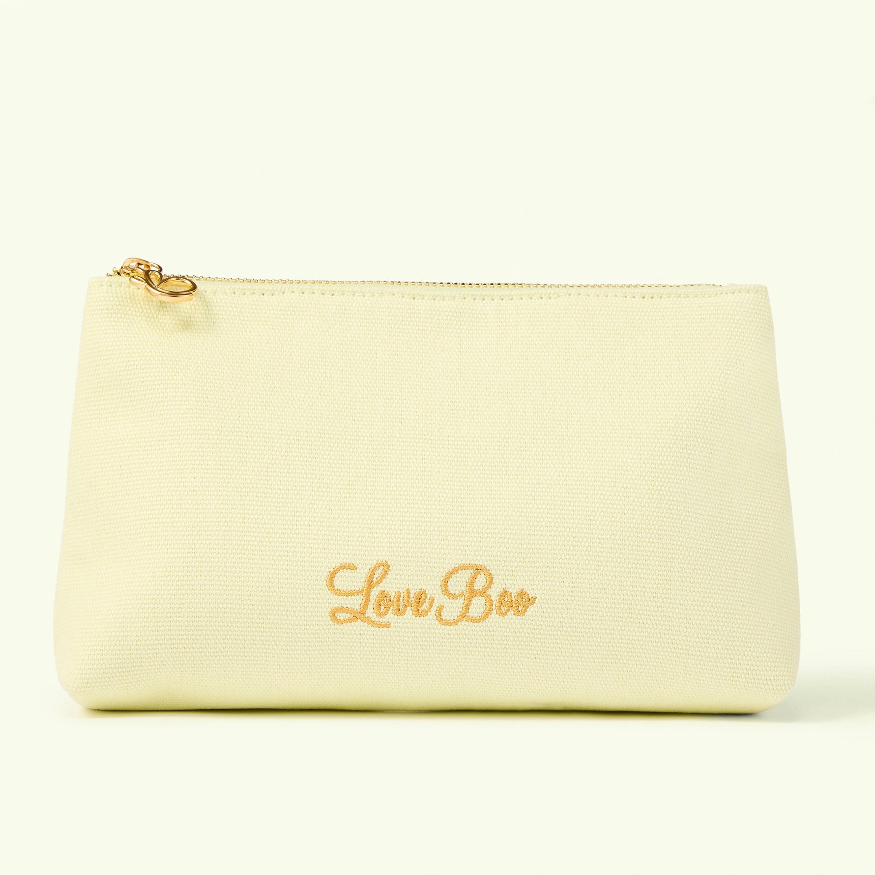 Pistachio Zipper Pouch Love Boo