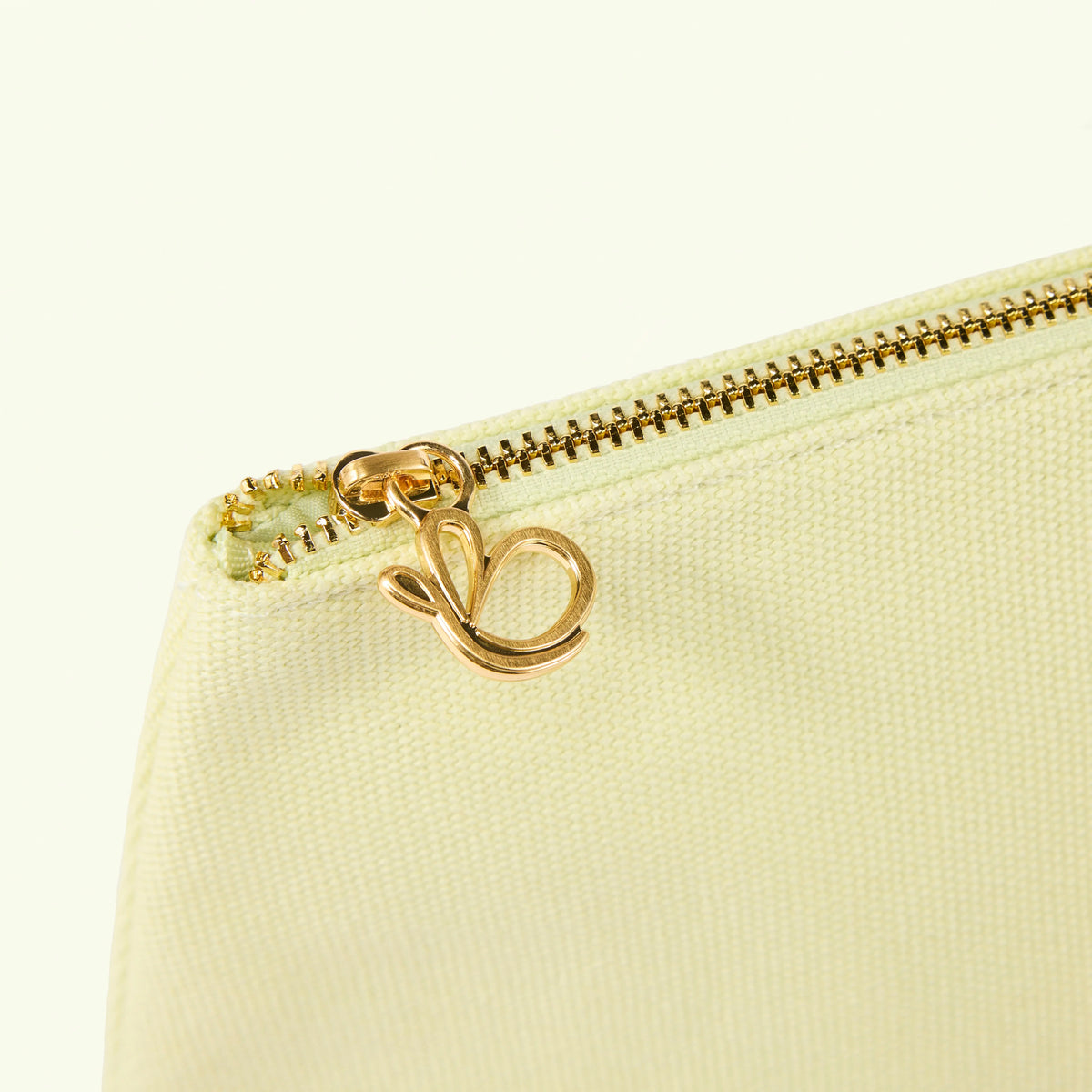 PISTACHIO ZIPPER POUCH Love Boo