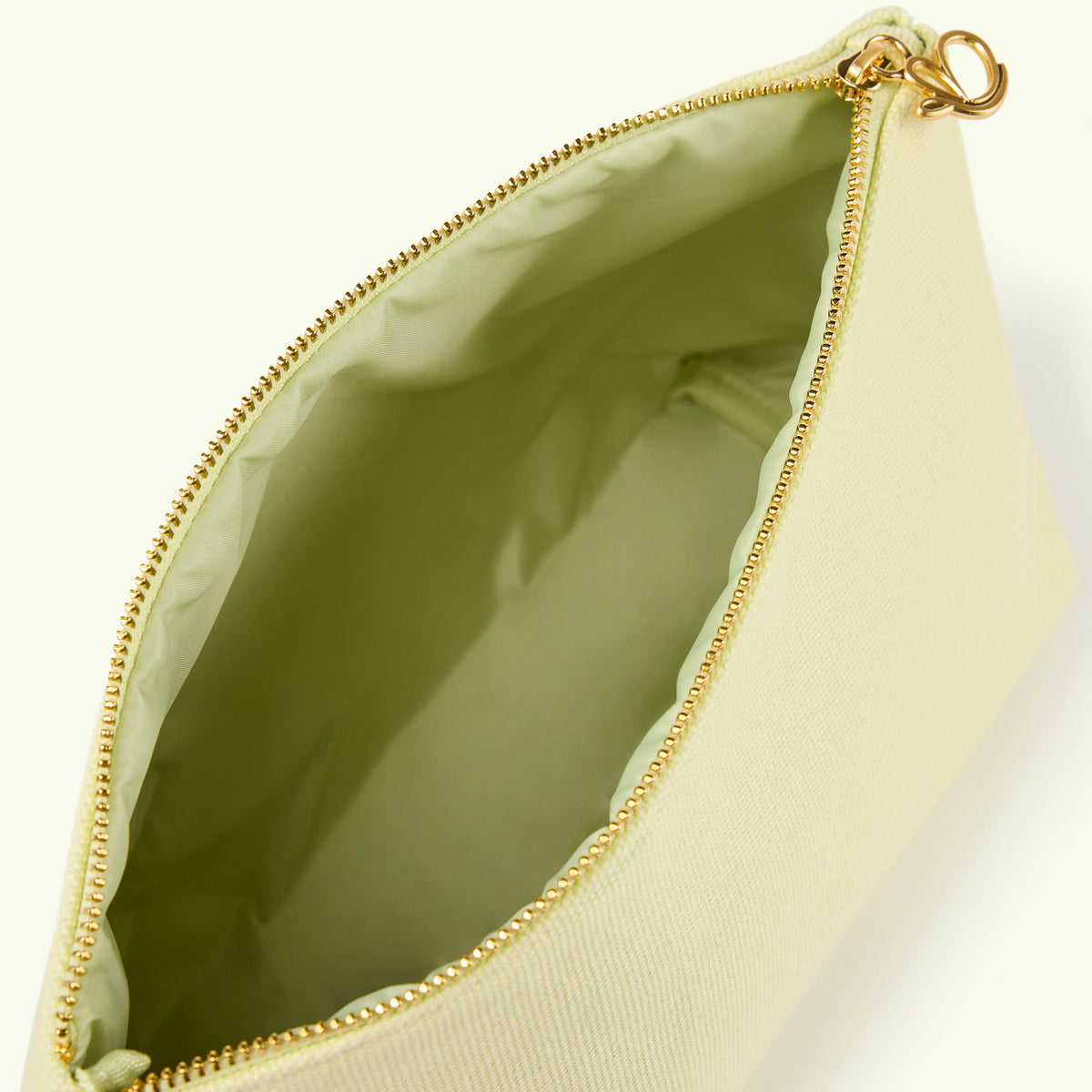 PISTACHIO ZIPPER POUCH Love Boo