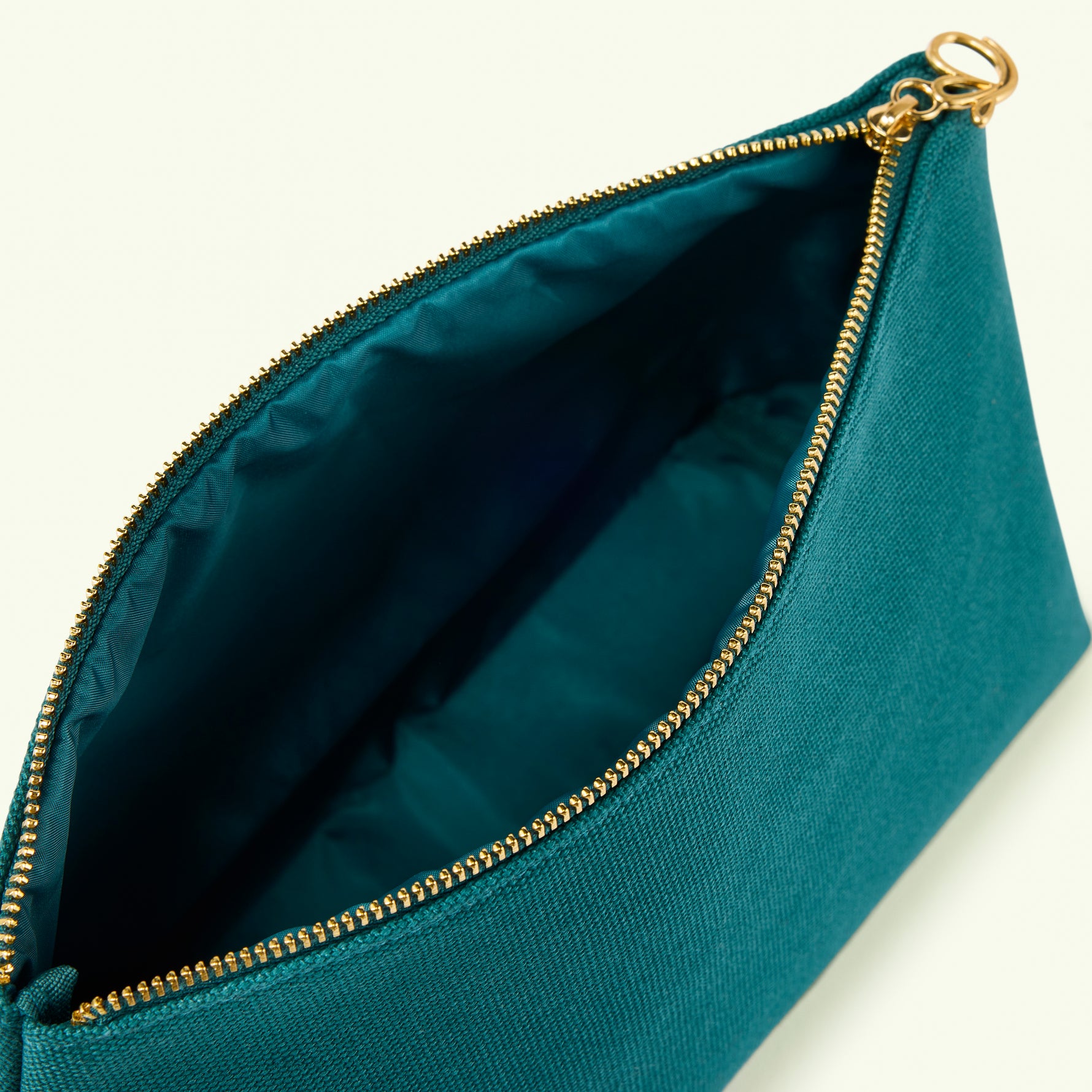 Teal Zipper pouch love Boo UK