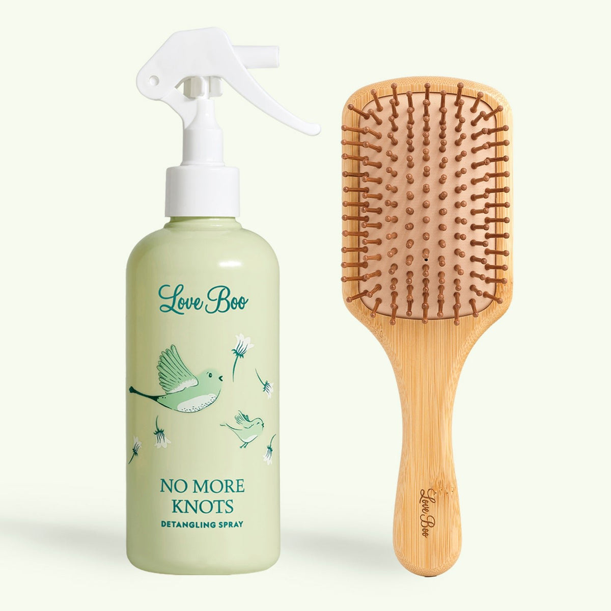 Wooden Detangler Duo Fast Bundle