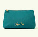 Teal Zipper pouch love Boo UK